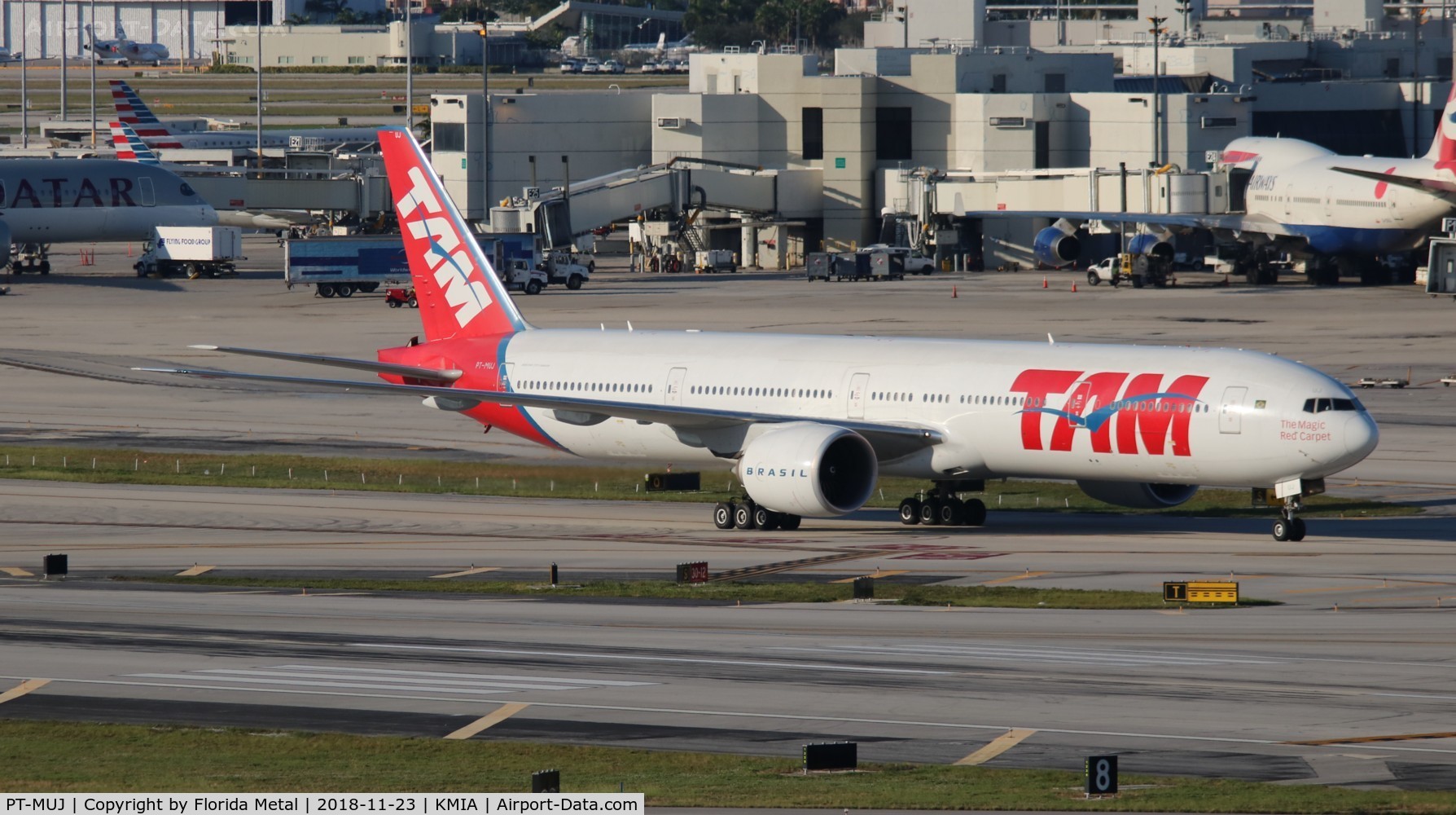 PT-MUJ, 2013 Boeing 777-32W/ER C/N 40588, MIA spotting 2018
