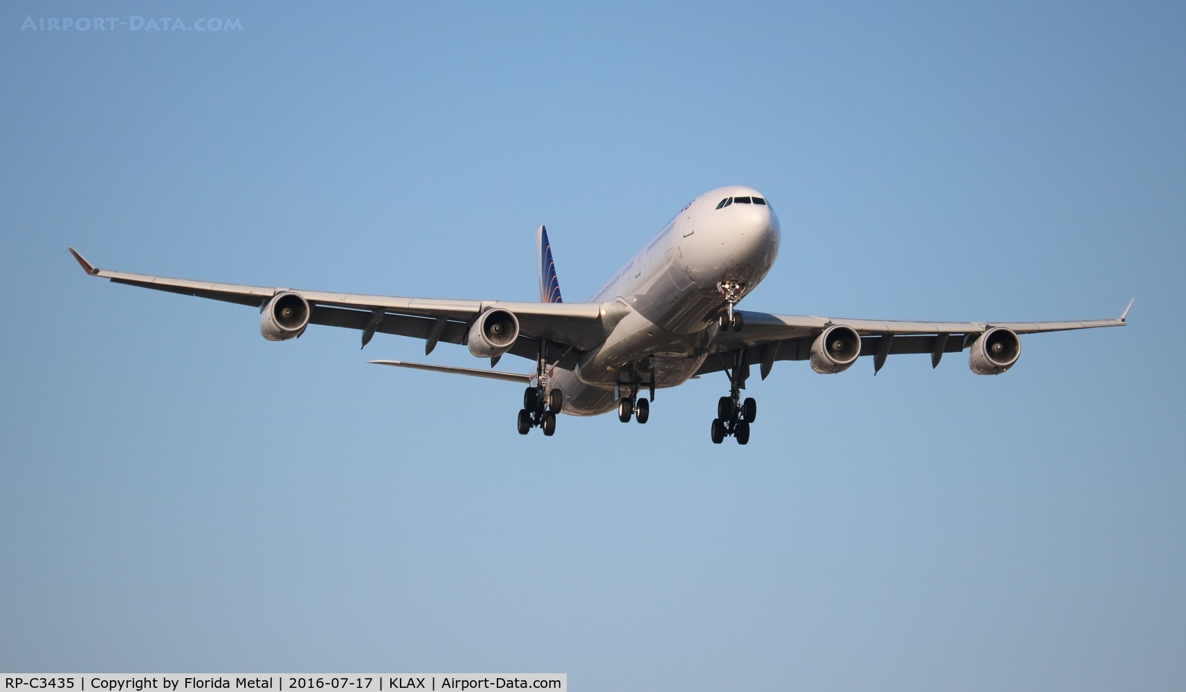 RP-C3435, 2000 Airbus A340-313X C/N 302, LAX spotting 2016