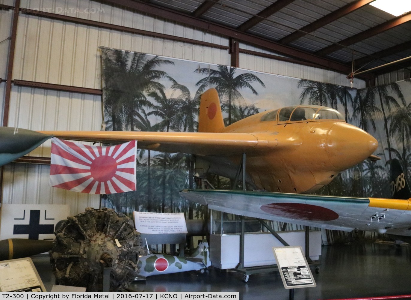 T2-300, 1945 Mitsubishi J8M1 C/N 403, Planes of Fame 2016