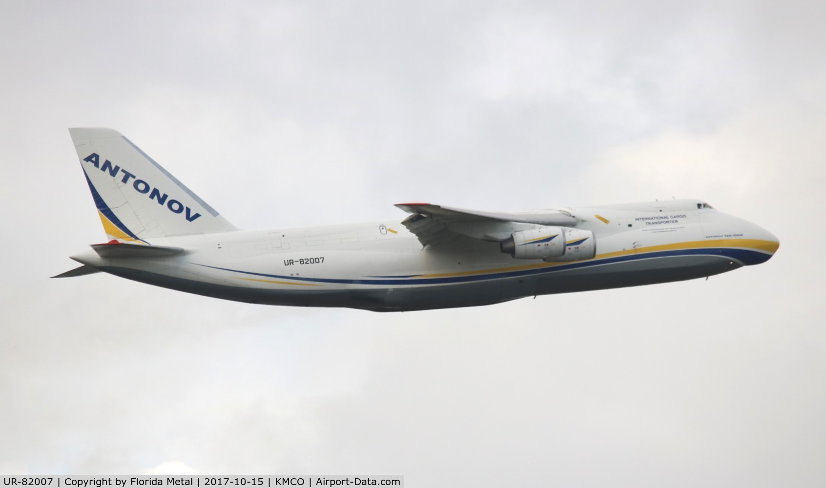 UR-82007, 1988 Antonov An-124-100 Ruslan C/N 19530501005, MCO spotting 2017