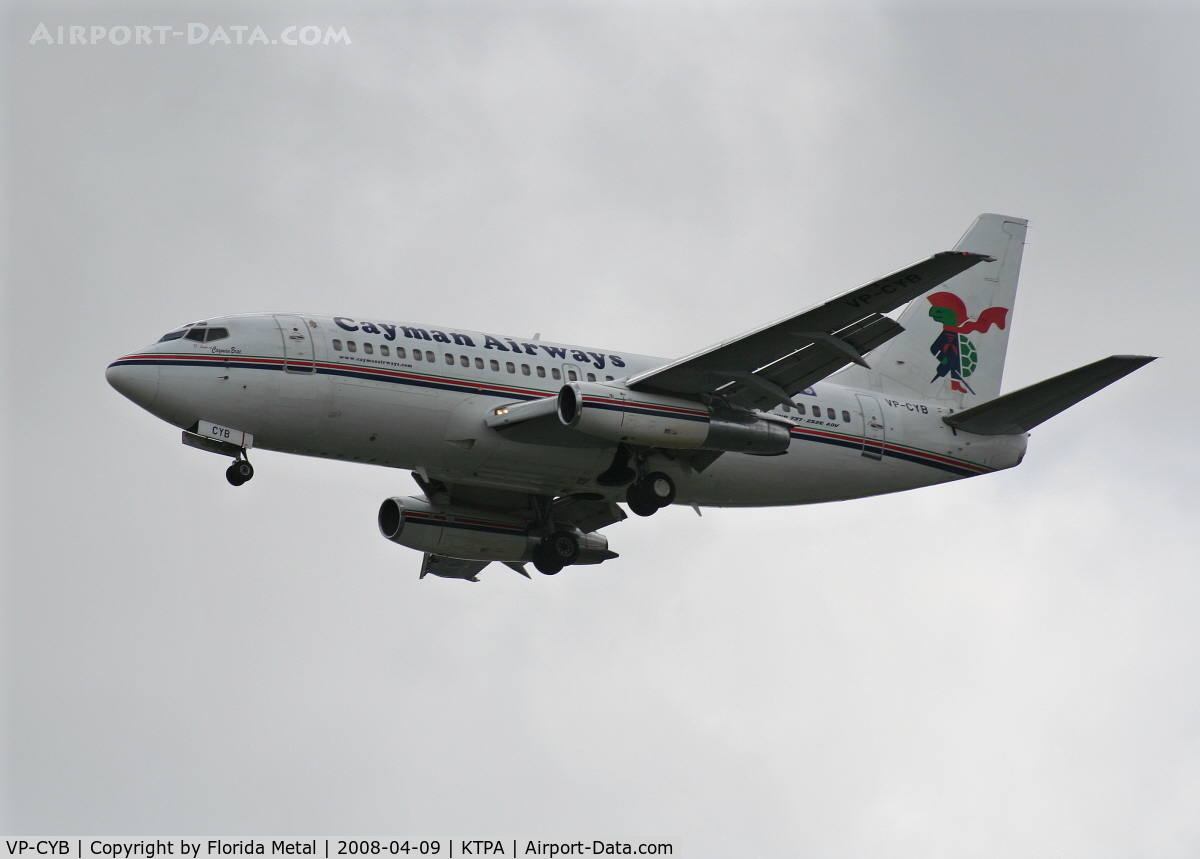 VP-CYB, 1979 Boeing 737-2S2C C/N 21929, TPA spotting 2008