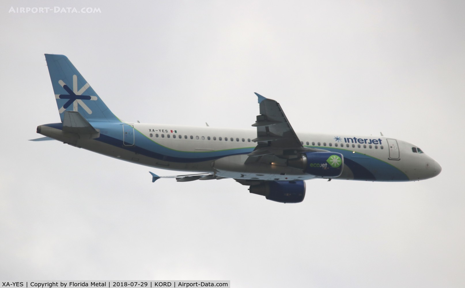 XA-YES, 2011 Airbus A320-214 C/N 4933, ORD spotting 2018