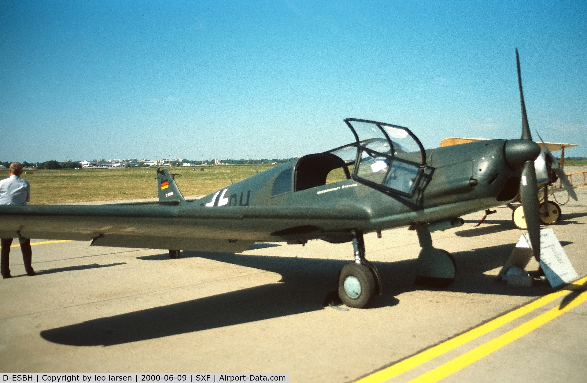 D-ESBH, Messerschmitt Bf-108B-2 Taifun C/N 3701-14, Berlin ILA 9.6.2000