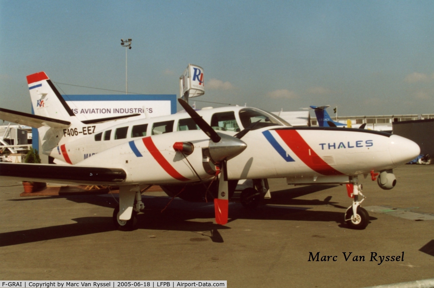 F-GRAI, 1988 Reims F406 Caravan II C/N F406-0061, Paris / Le Bourget Air Show in 2005.