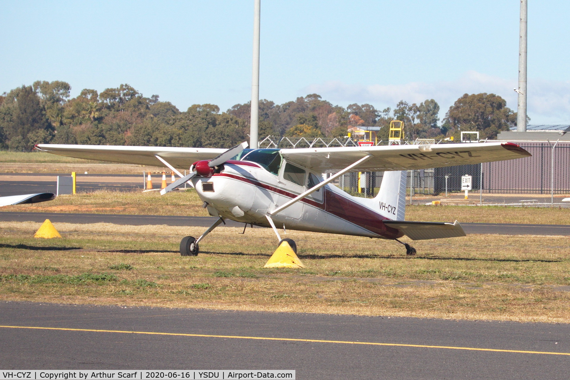 VH-CYZ, 1959 Cessna 182B Skylane C/N 51974, DUBBO Airport NSW June 2020