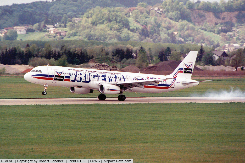 D-ALAH, 1998 Airbus A321-231 C/N 792, D-ALAH @ LOWG 1998