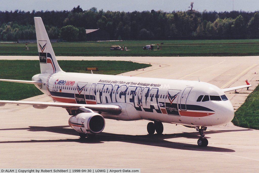 D-ALAH, 1998 Airbus A321-231 C/N 792, D-ALAH @ LOWG 1998