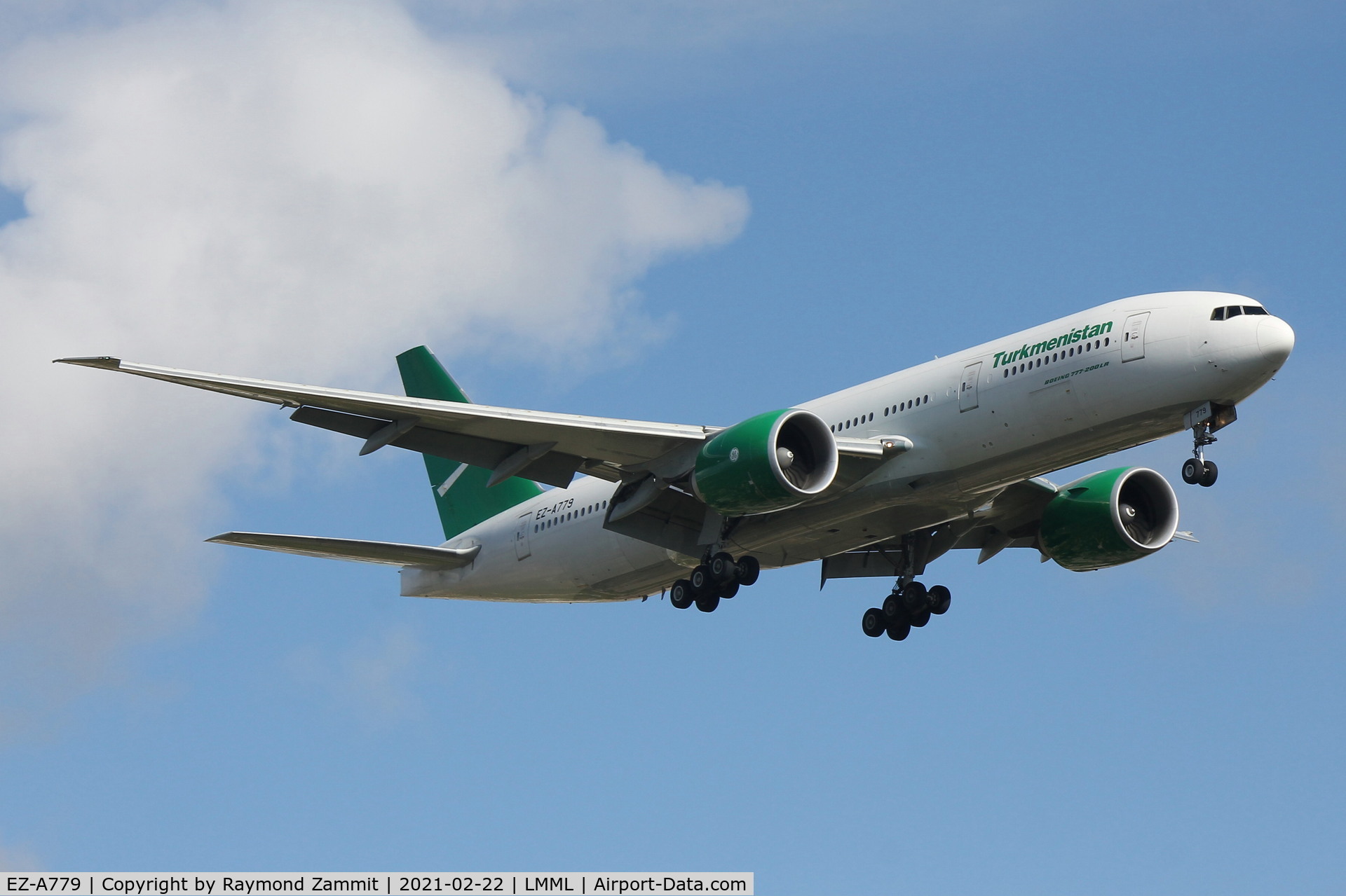 EZ-A779, 2014 Boeing 777-22K/LR C/N 42297, B777 EZ-A779 Turkmenistan Airlines