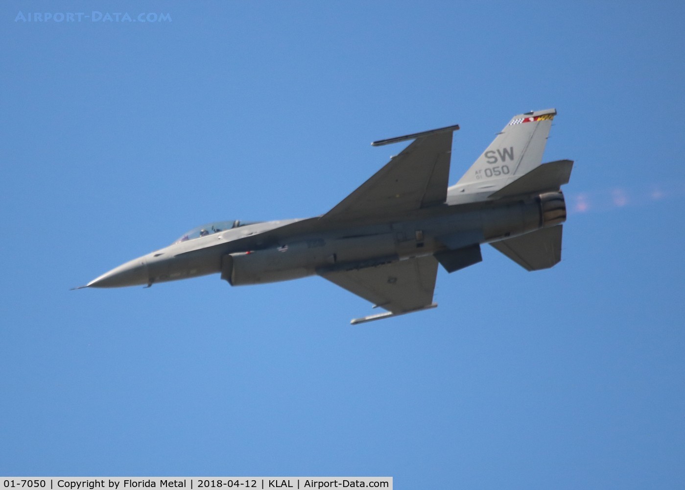 01-7050, 2001 Lockheed Martin F-16CJ Fighting Falcon C/N CC-228, USAF F-16C