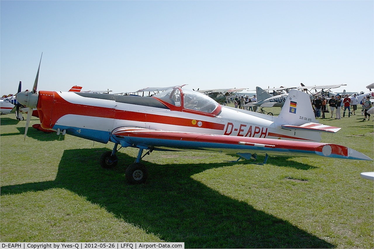 D-EAPH, Zlin Z-526AFS Acrobat C/N 1230, Zlin Z-526AFS Acrobat, Static display, La Ferté-Alais Airfield (LFFQ) Air Show 2012