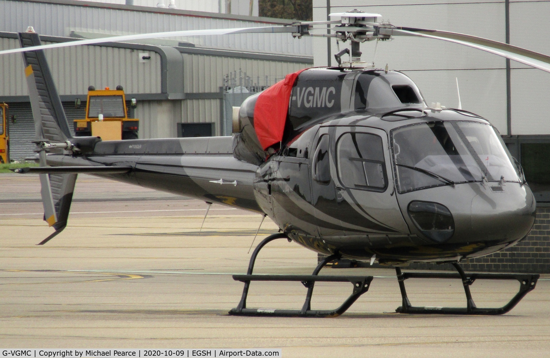 G-VGMC, 2001 Eurocopter AS-355N Ecureuil 2 C/N 5693, Parked at SaxonAir.