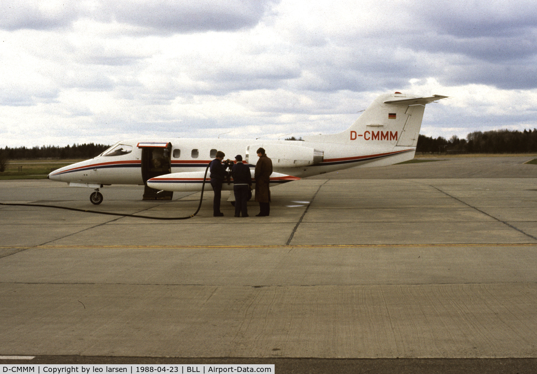 D-CMMM, 1976 Learjet 24D C/N 24-328, Billund 23.4.1988