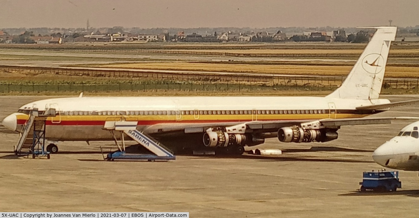 5X-UAC, 1964 Boeing 707-351C C/N 18747, Scan/slide