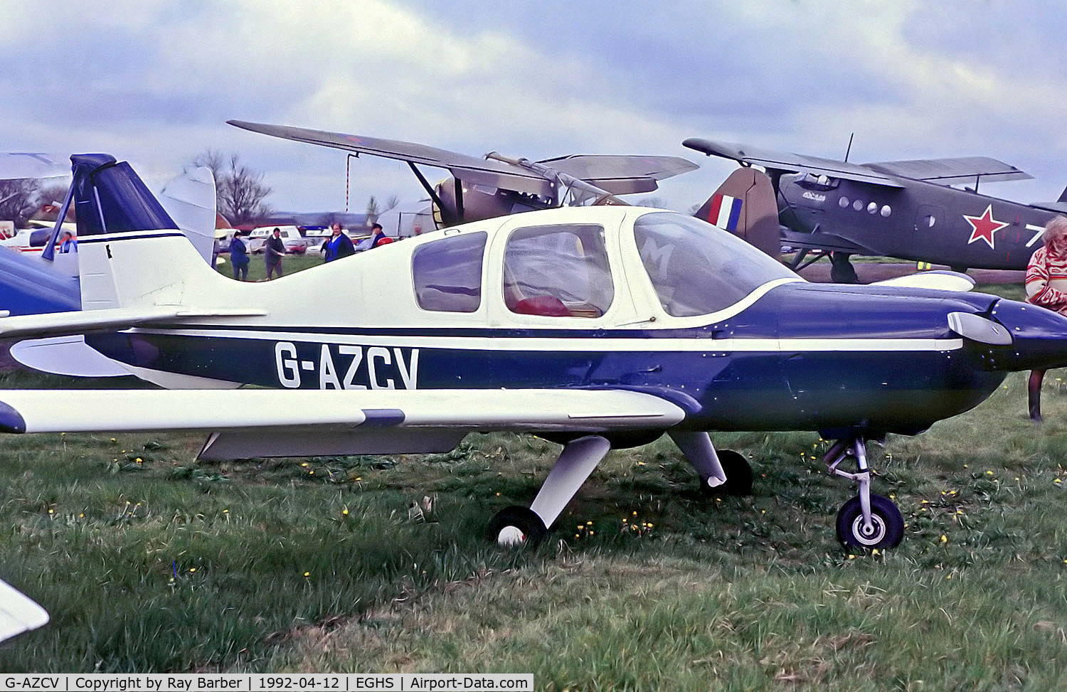 G-AZCV, 1970 Beagle B-121 Pup Series 2 (Pup 150) C/N B121-163, G-AZCV   Beagle B.121 Pup 150  [B121-163] Henstridge~G 12/04/1992