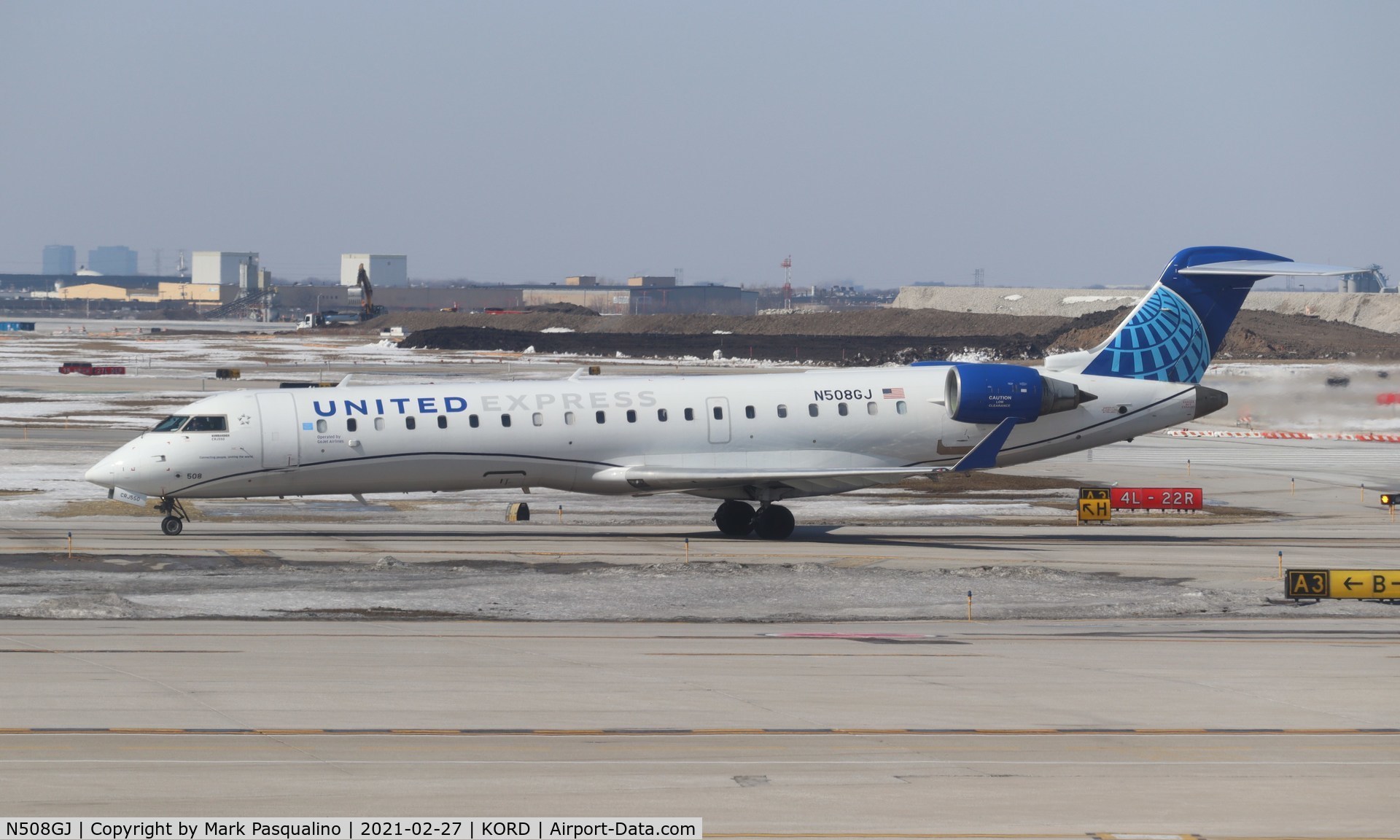 N508GJ, 2002 Bombardier CRJ-701 (CL-600-2C10) C/N 10045, CL-600-2C10