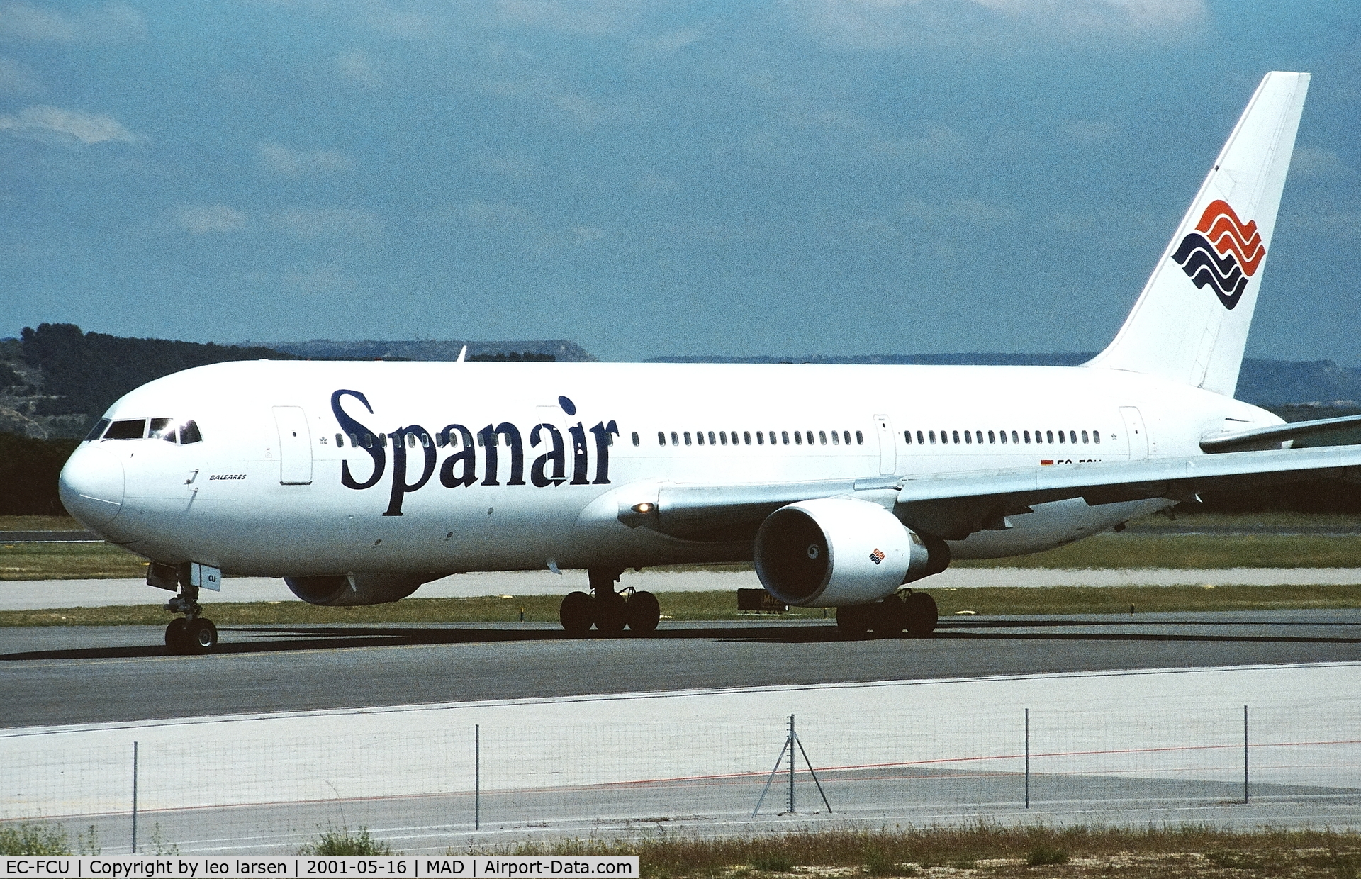 EC-FCU, 1991 Boeing 767-3Y0 C/N 24999, Madrid 16.5.2001