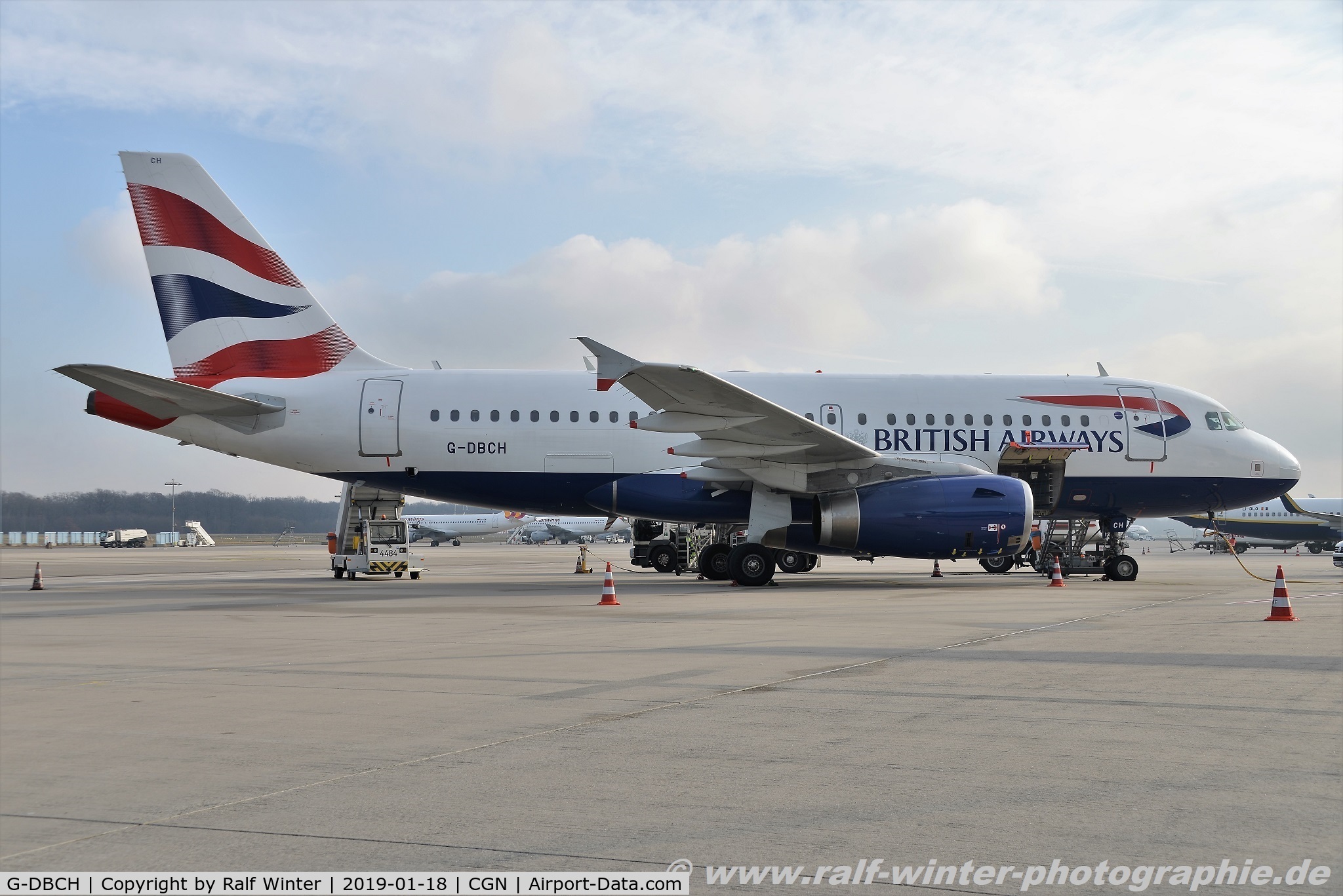 G-DBCH, 2006 Airbus A319-131 C/N 2697, Airbus A319-132 - BA BAW British Airways - 2697 - G-DBCH - 18.01.2019 - CGN
