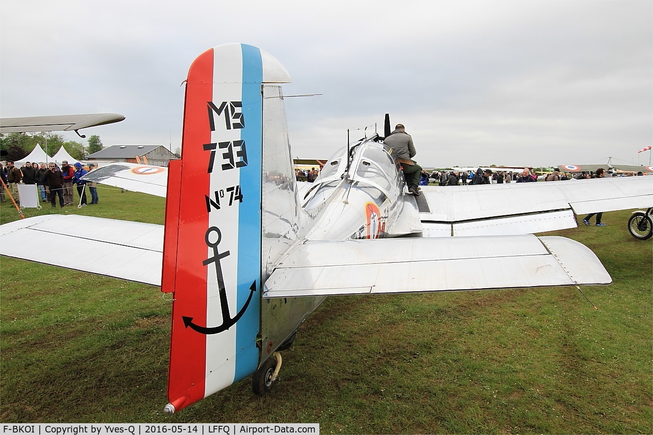 F-BKOI, Morane-Saulnier MS-733 Alcyon C/N 74, Morane-Saulnier MS-733 Alcyon, Static display, La Ferté-Alais airfield (LFFQ) Airshow 2016