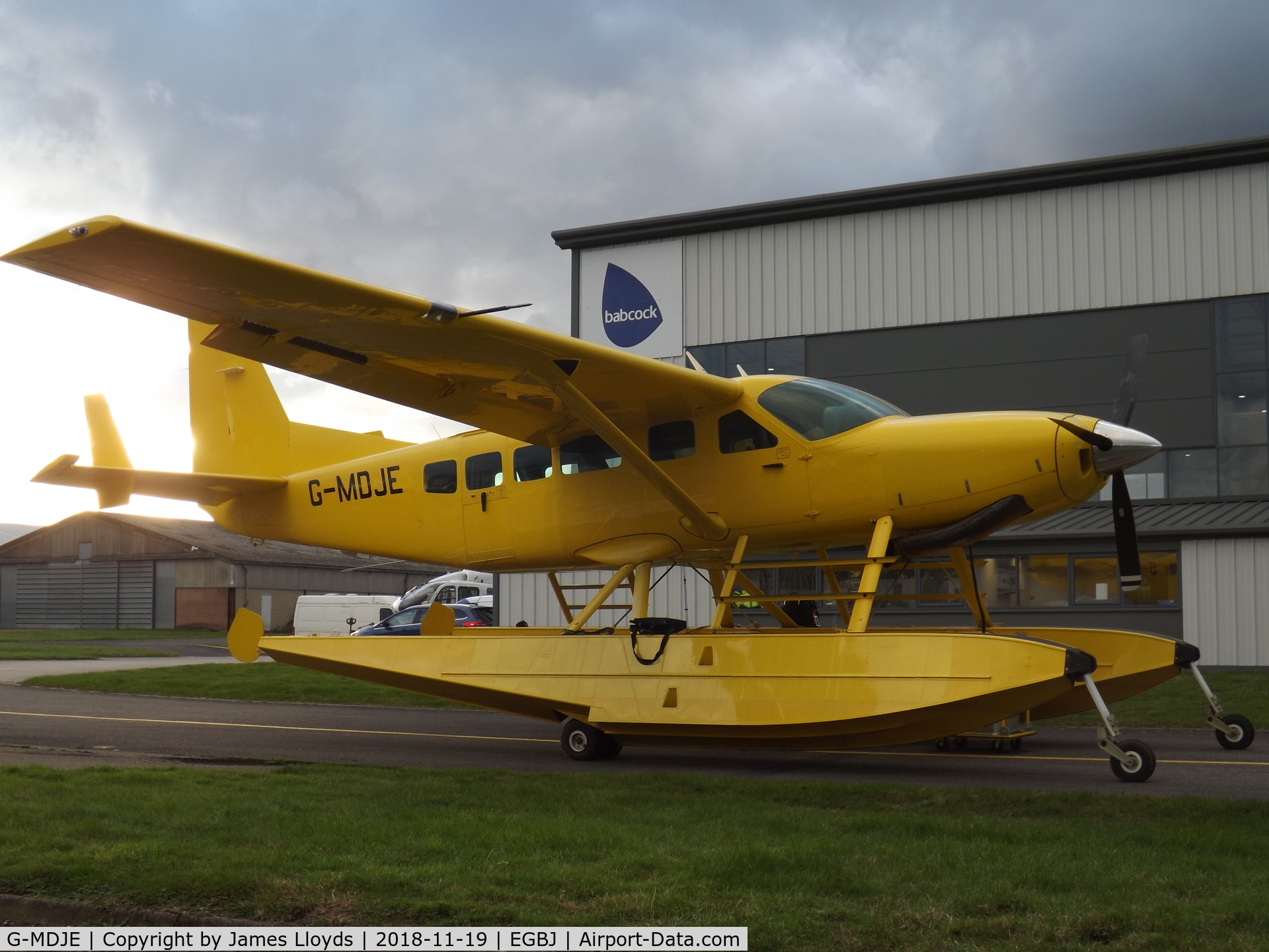 G-MDJE, 2001 Cessna 208 Caravan I C/N 208-00336, At Gloucestershire Airport