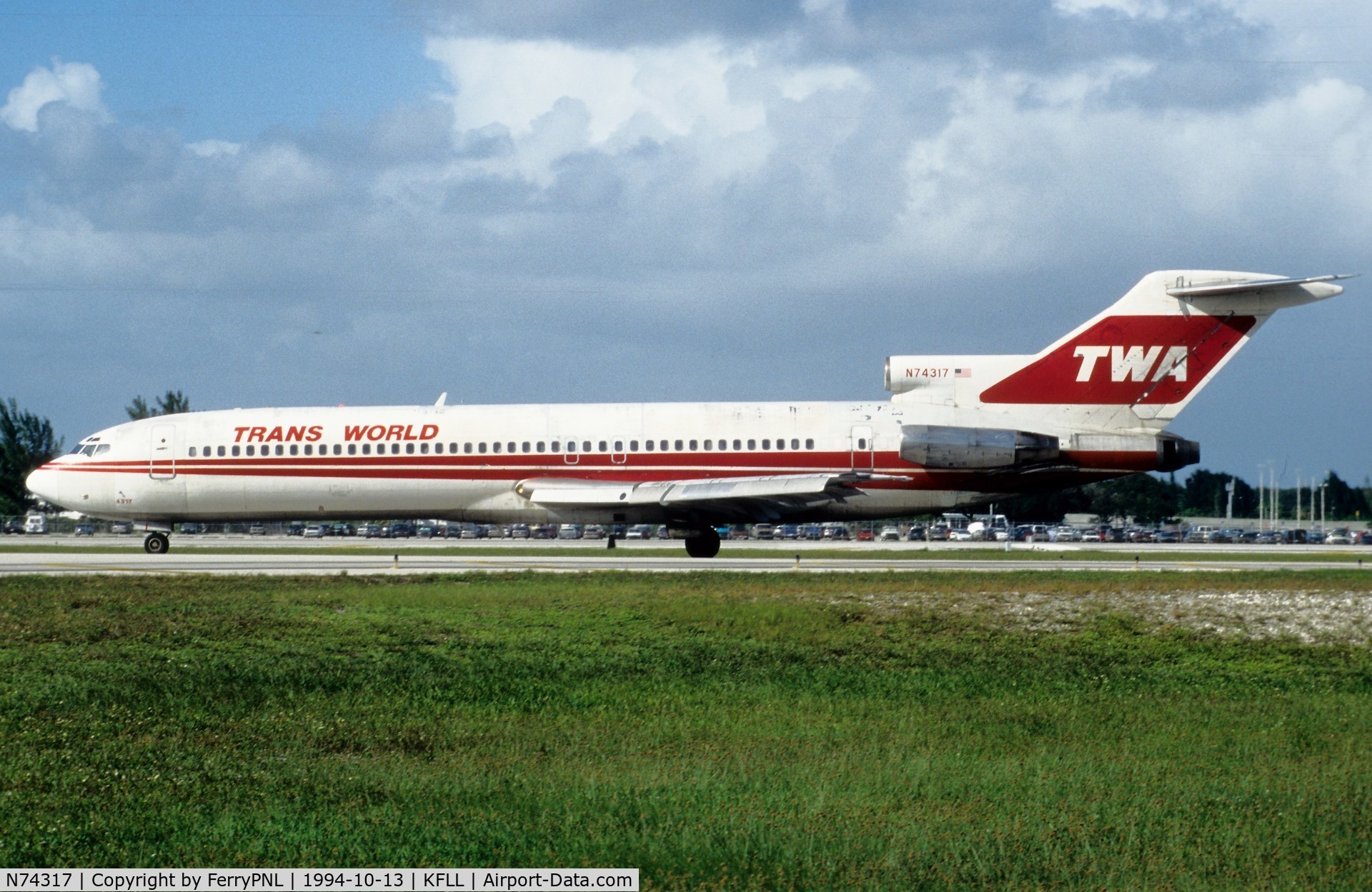 N74317, Boeing 727-231 C/N 20050, TWA B727