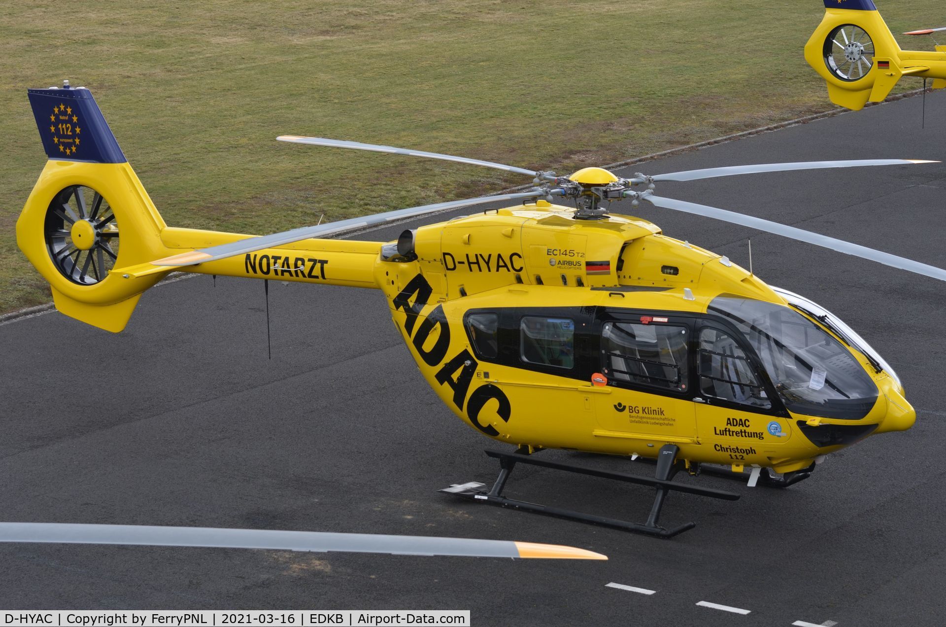 D-HYAC, 2014 Airbus Helicopters H-145 (BK-117D-2) C/N 20018, ADAC EC145