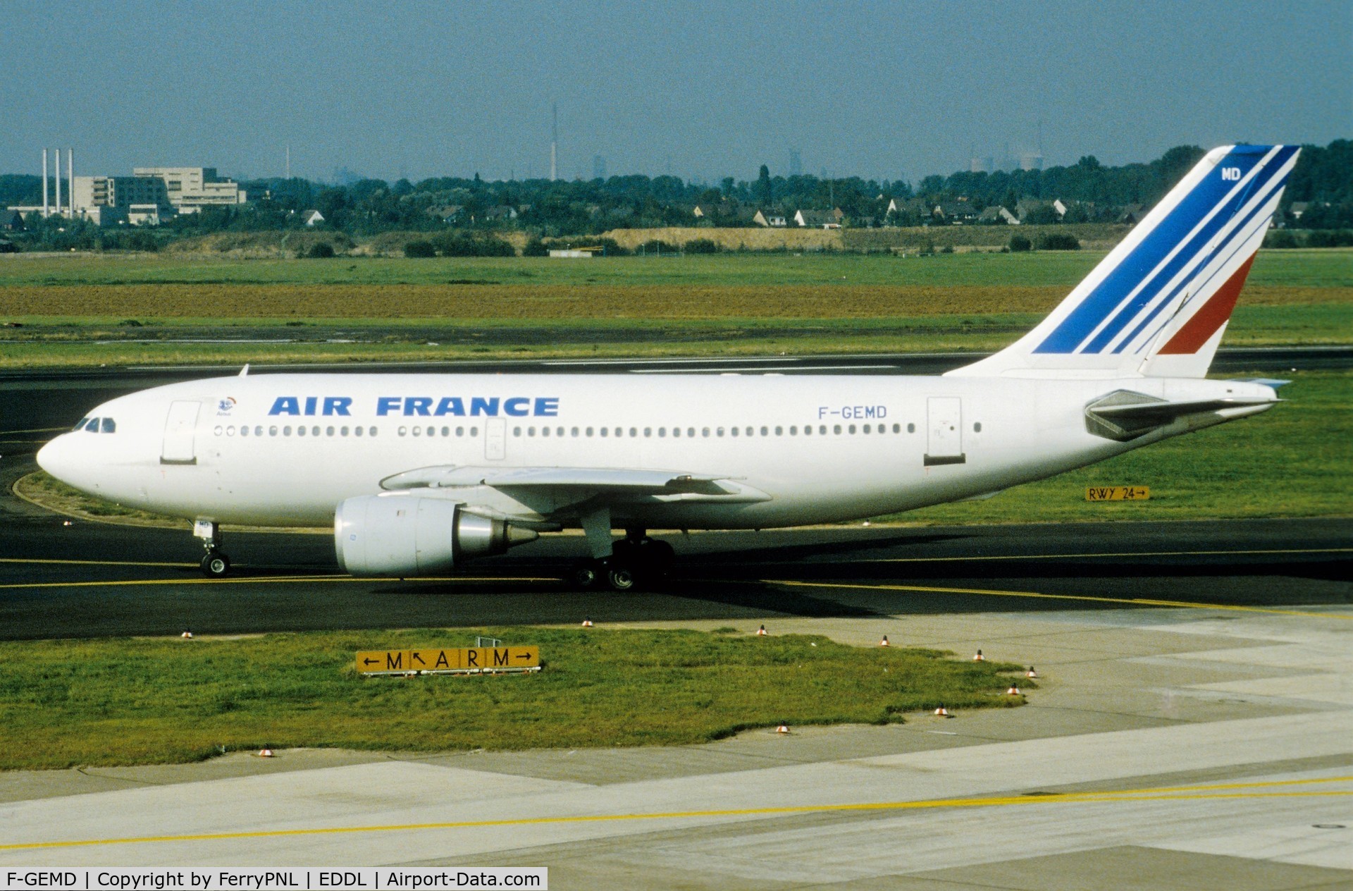 F-GEMD, 1984 Airbus A310-203 C/N 355, Air France A310 taxying for departure