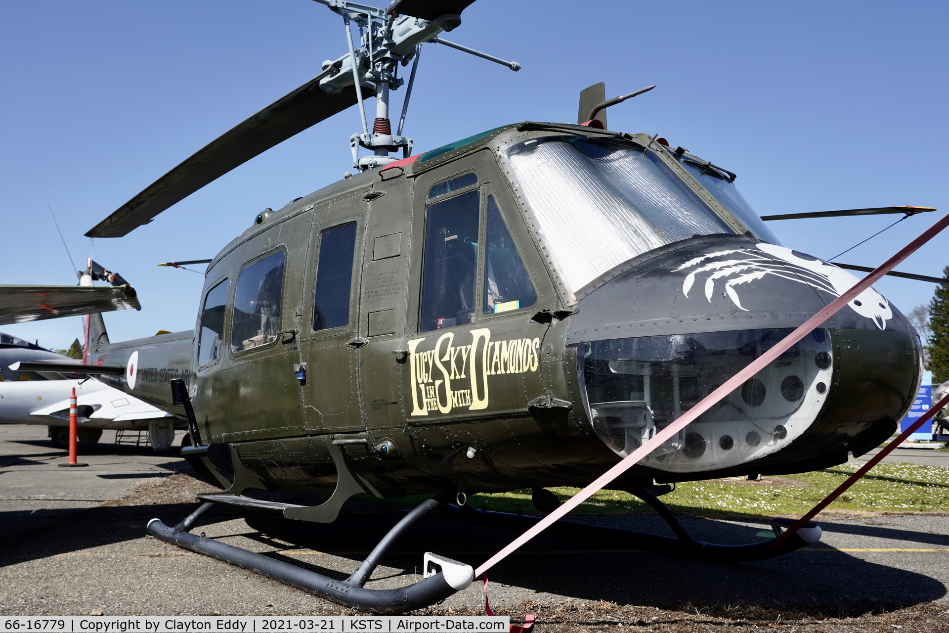 66-16779, 1966 Bell UH-1H Iroquois C/N 8973, Pacific Coast Air Museum Charles M. Schulz Sonoma Count Airport 2021.