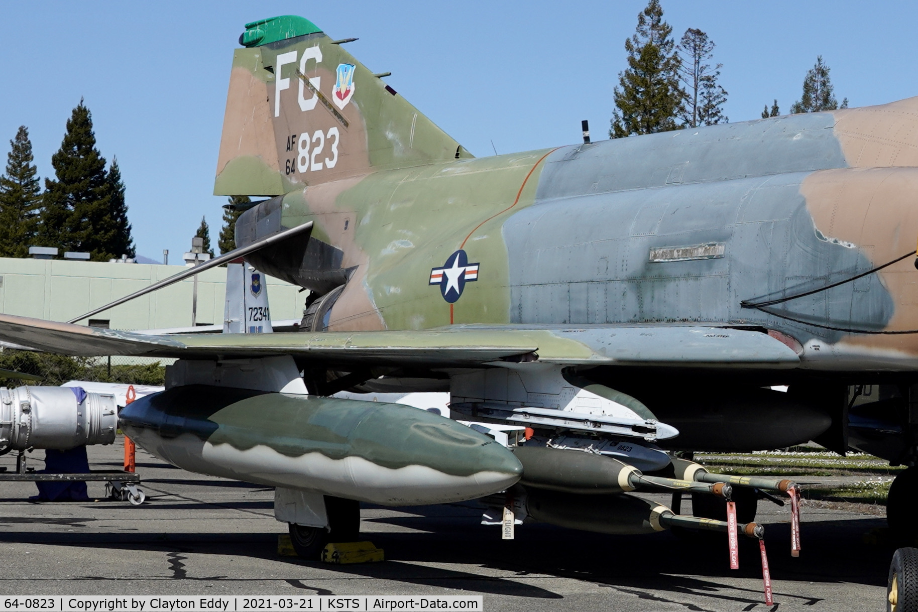 64-0823, 1964 McDonnell F-4C Phantom II C/N 1157, Pacific Coast Air Museum Charles H. Schulz Sonoma County Airport 2021.