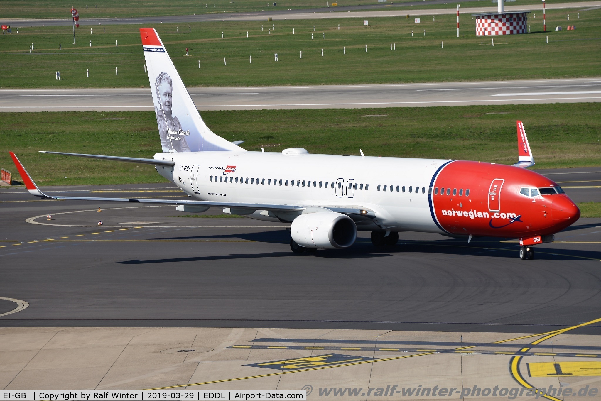EI-GBI, 2012 Boeing 737-8JP C/N 39434, Boeing 737-8JP(W) - IBK Norwegian Air International 'Minna Canth' - 39434 - EI-GBI - 29.03.2019 - DUS