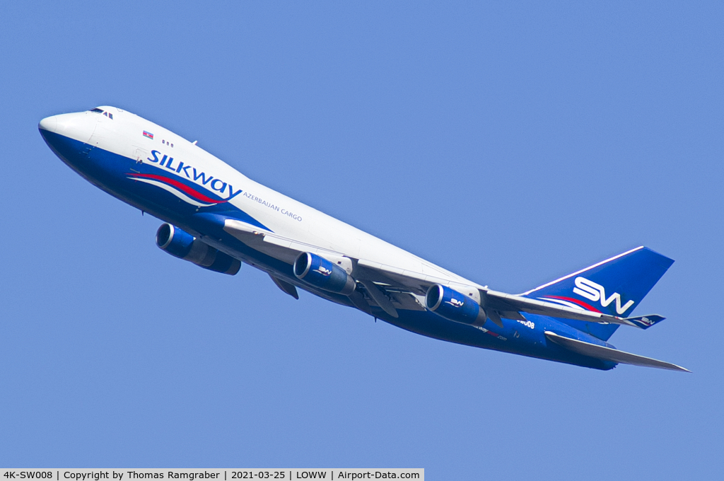 4K-SW008, 1999 Boeing 747-4R7F/SCD C/N 29732, Silk Way West Airlines Boeing 747-400F