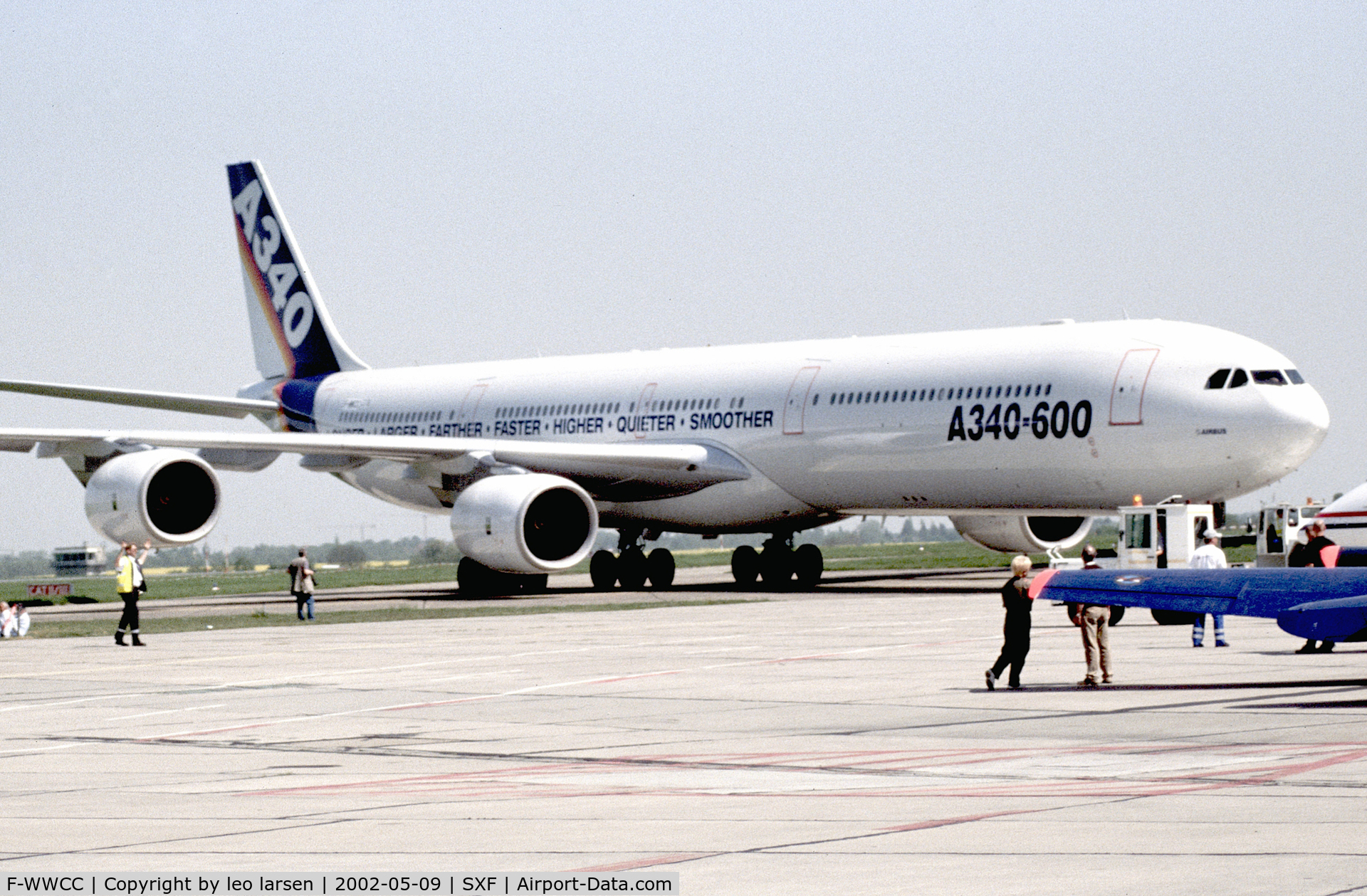 F-WWCC, 2001 Airbus A340-642 C/N 376, Berlin ILA 9.5.2002