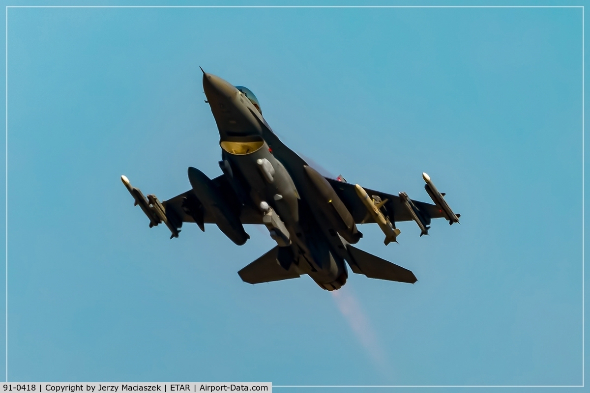 91-0418, General Dynamics F-16CJ Fighting Falcon C/N CC-116, F-16CJ Fighting Falcon, c/n: CC-116