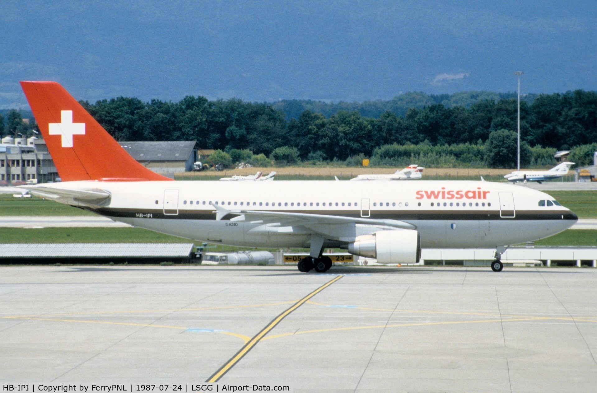 HB-IPI, 1985 Airbus A310-322 C/N 410, Swissair A310