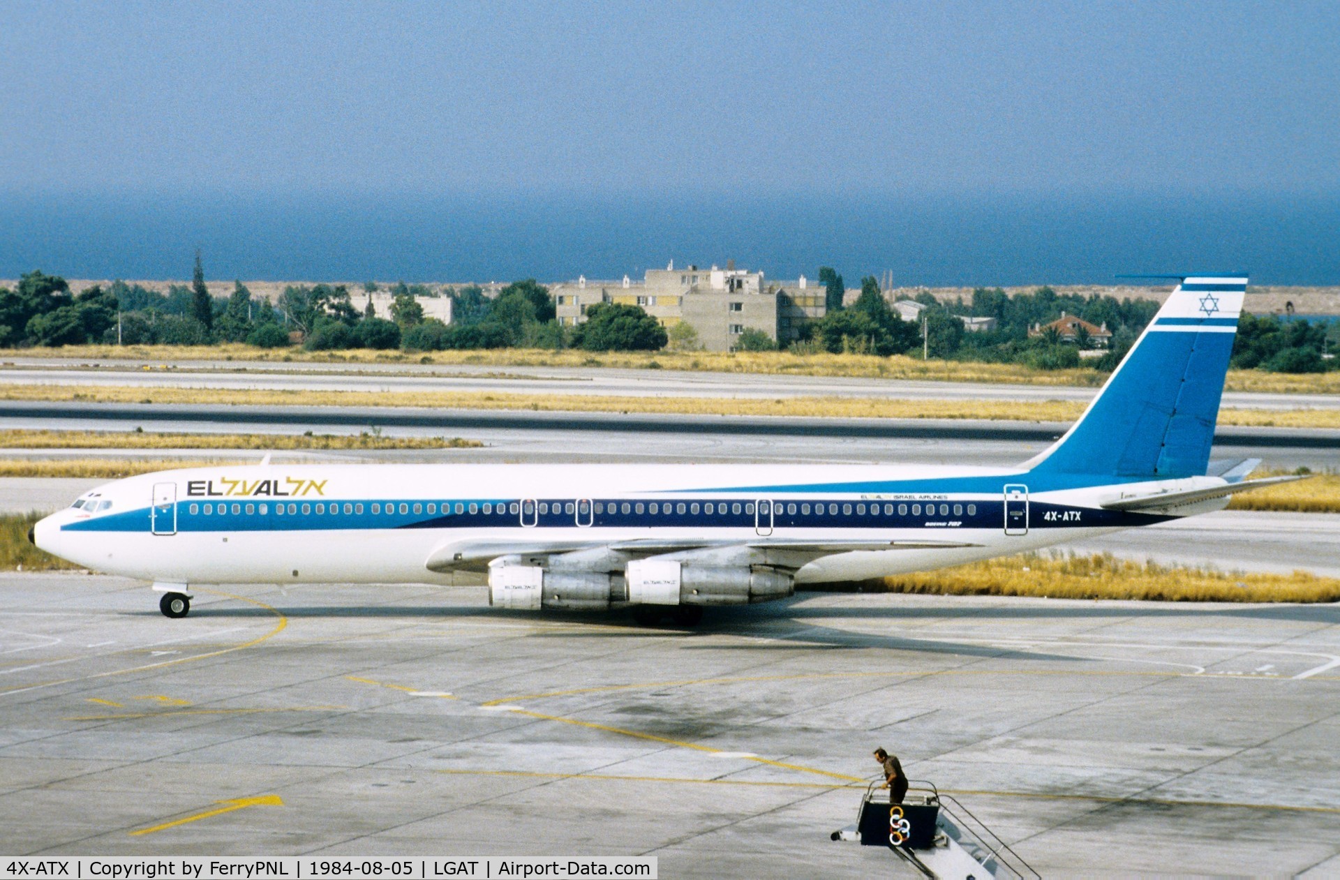 4X-ATX, 1969 Boeing 707-358C C/N 20122/807, Arrival of ELAL B707