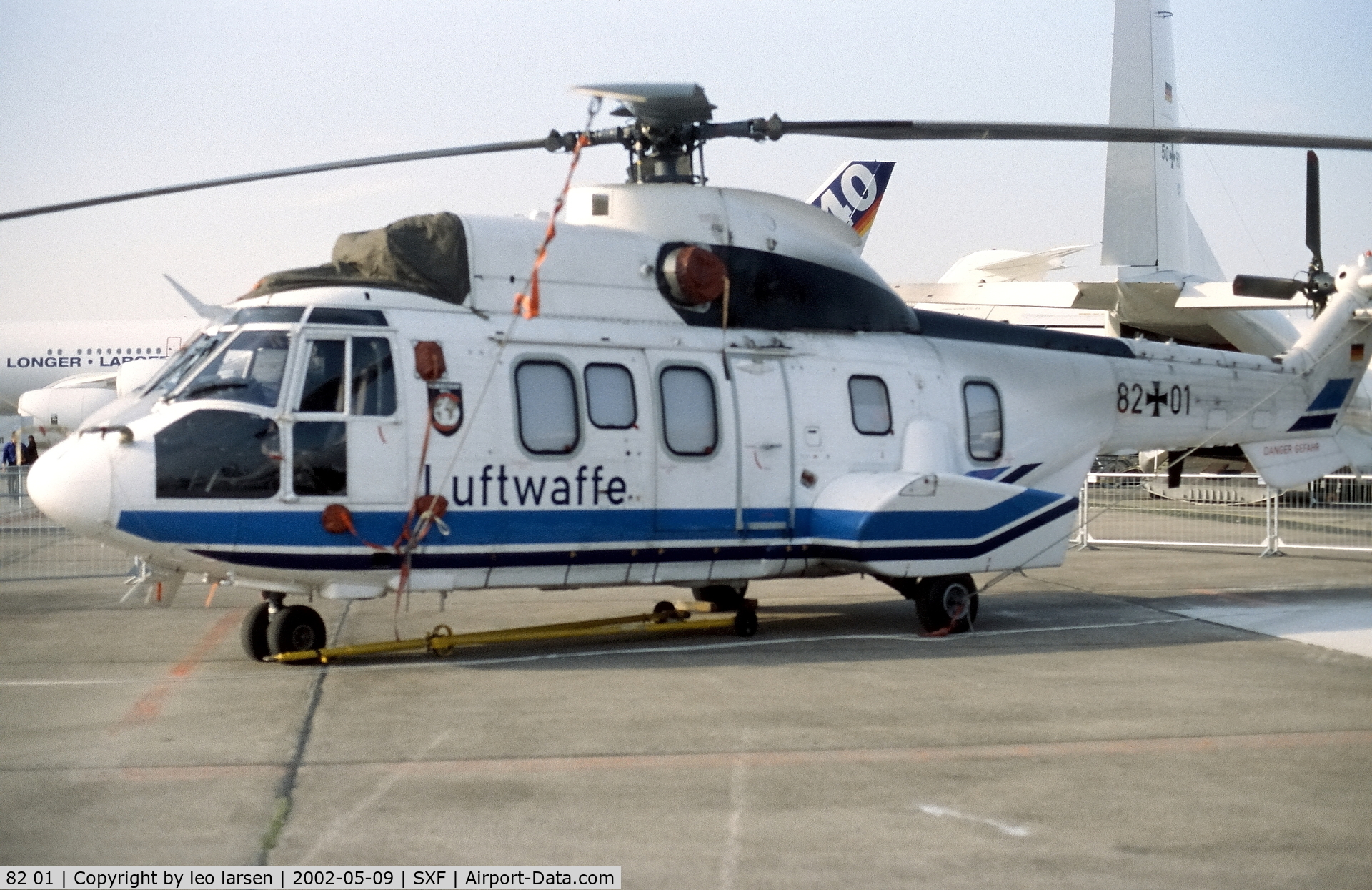 82 01, Eurocopter AS-532U2 Cougar C/N 2449, Berlin ILA 9.5.2002