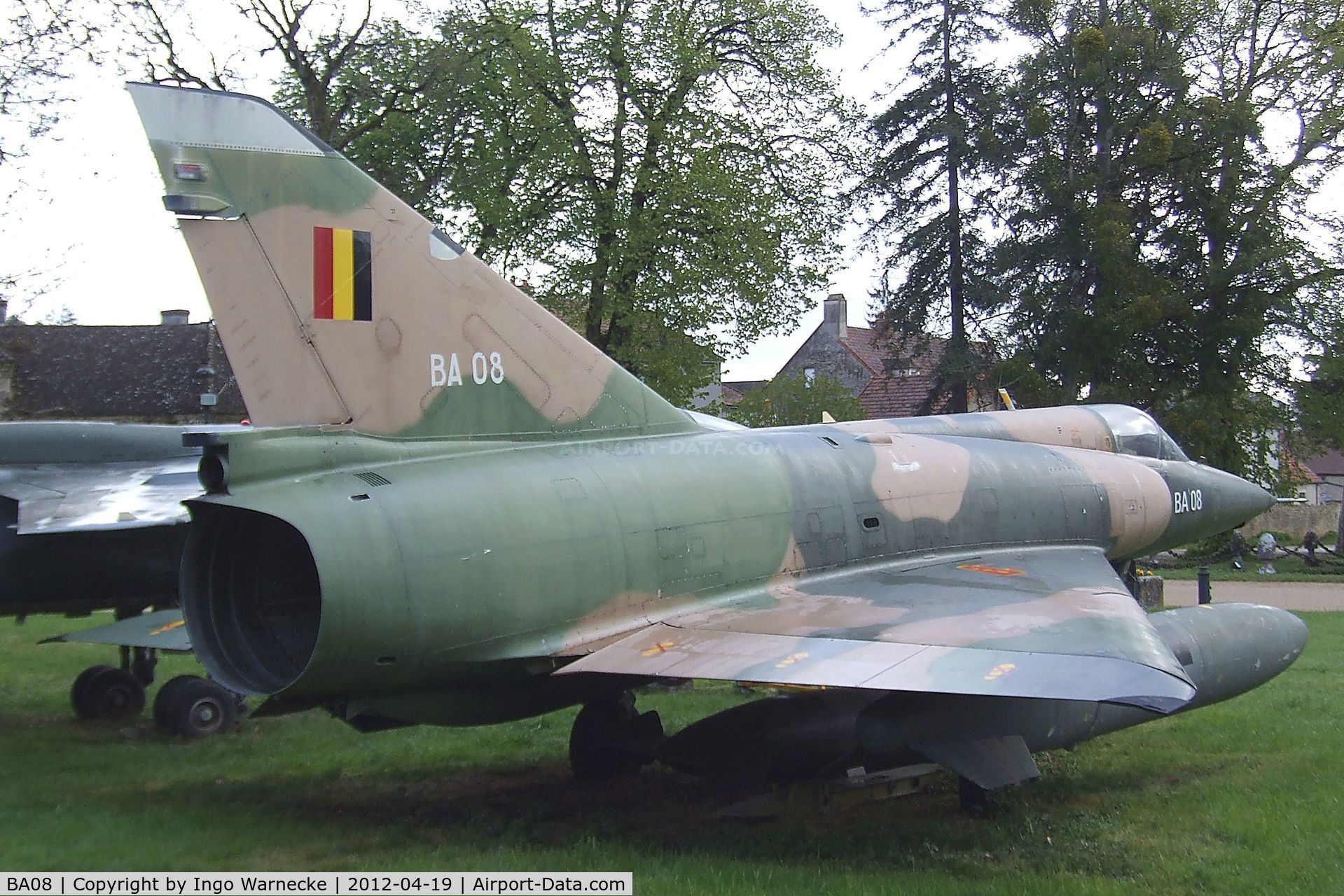 BA08, SABCA Mirage 5BA C/N 08, Dassault (SABCA) Mirage 5BA at the Musee de l'Aviation du Chateau, Savigny-les-Beaune