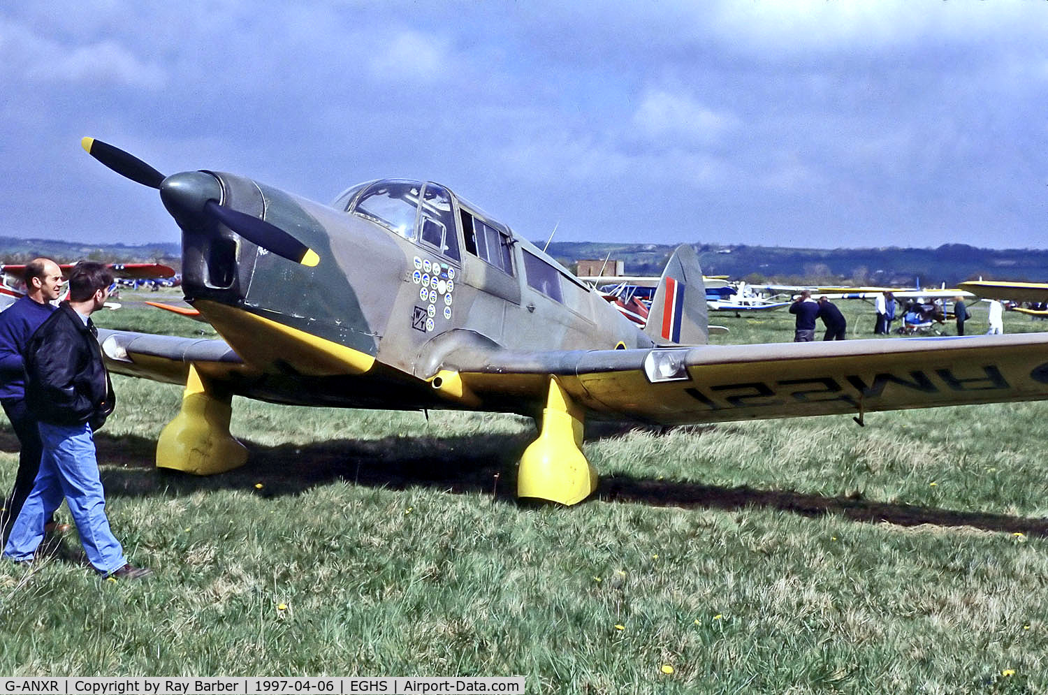 G-ANXR, 1945 Percival P-31C Proctor 4 C/N FHM 141, G-ANXR   (RM221) Percival P.31 Proctor IV [H.803] (Ex Royal Air Force) Henstridge~G 06/04/1997