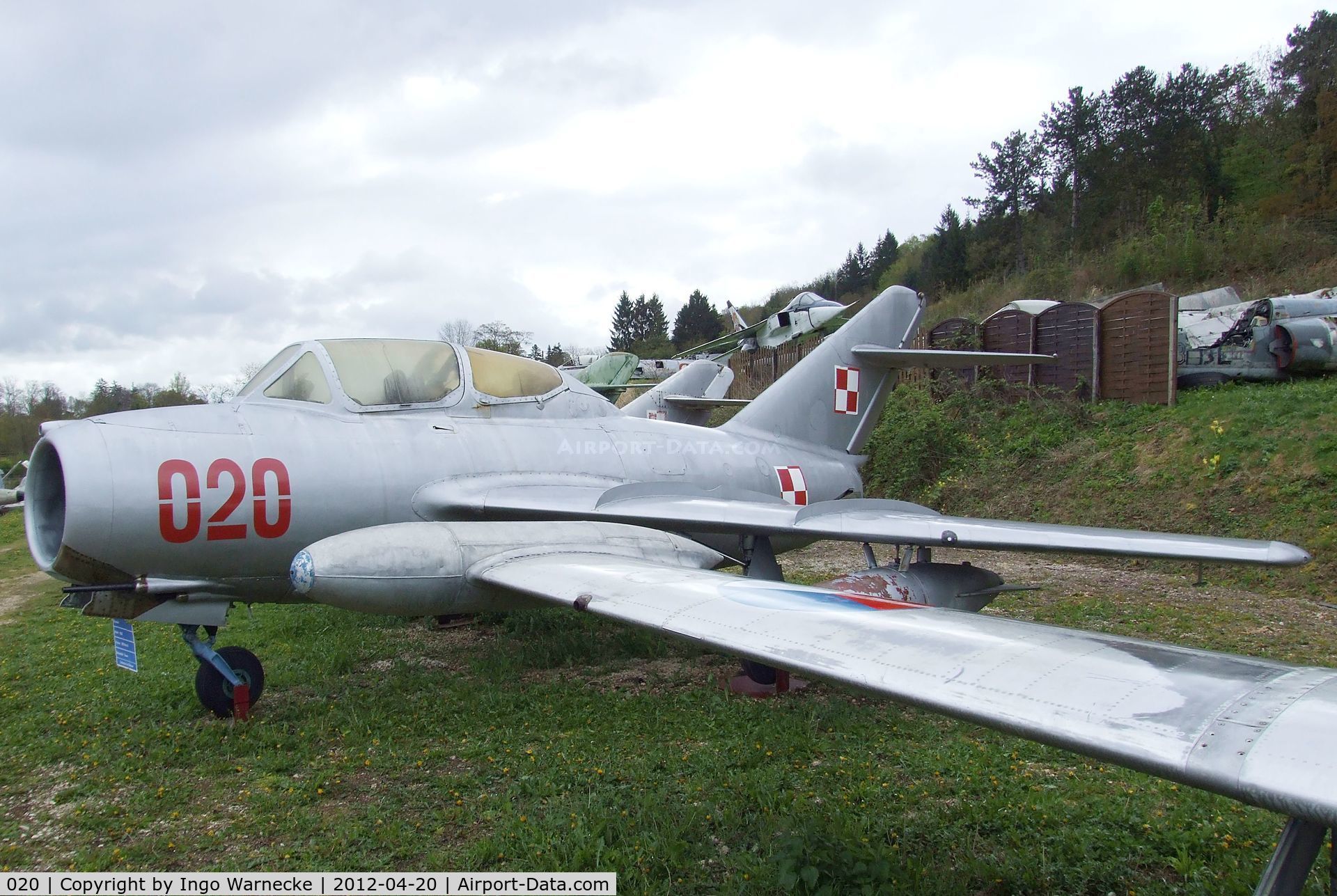 020, PZL-Mielec SBLim-2M (MiG-15UTI) C/N 1A07020, PZL-Mielec SBLim-2M (MiG-15UTI) MIDGET at the Musee de l'Aviation du Chateau, Savigny-les-Beaune