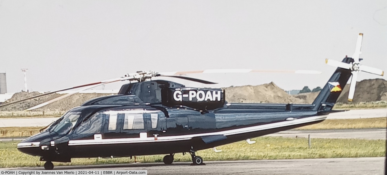 G-POAH, 1992 Sikorsky S-76B C/N 760399, scan from slide