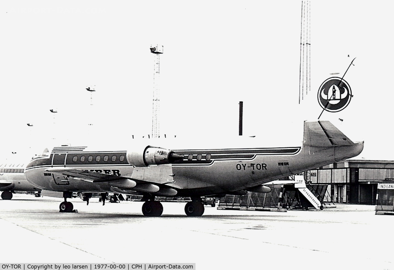 OY-TOR, 1975 VFW-Fokker VFW-614 C/N G04, Copenhagen 1977