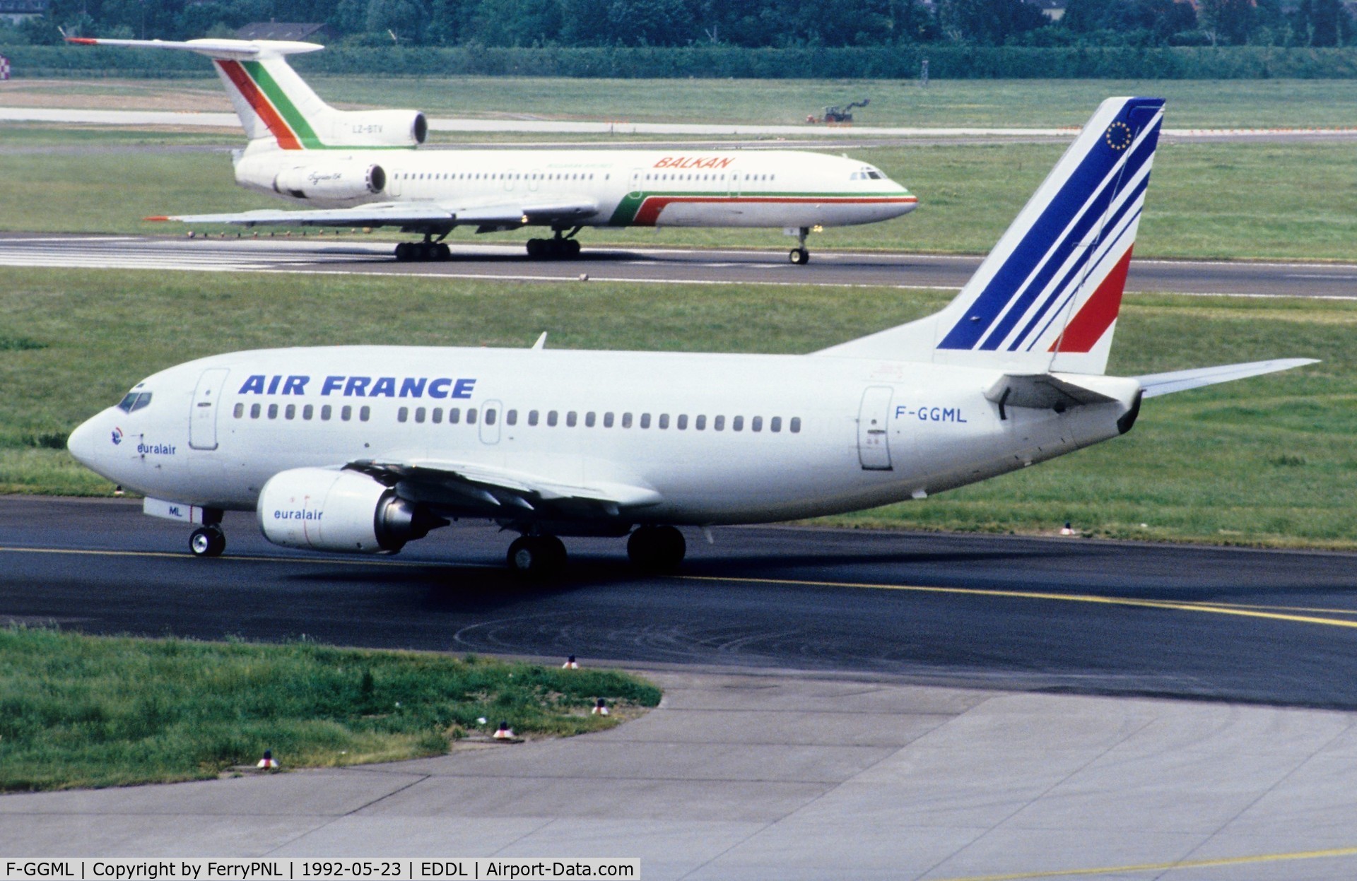 F-GGML, 1990 Boeing 737-53A C/N 24785, Air France B735 departing