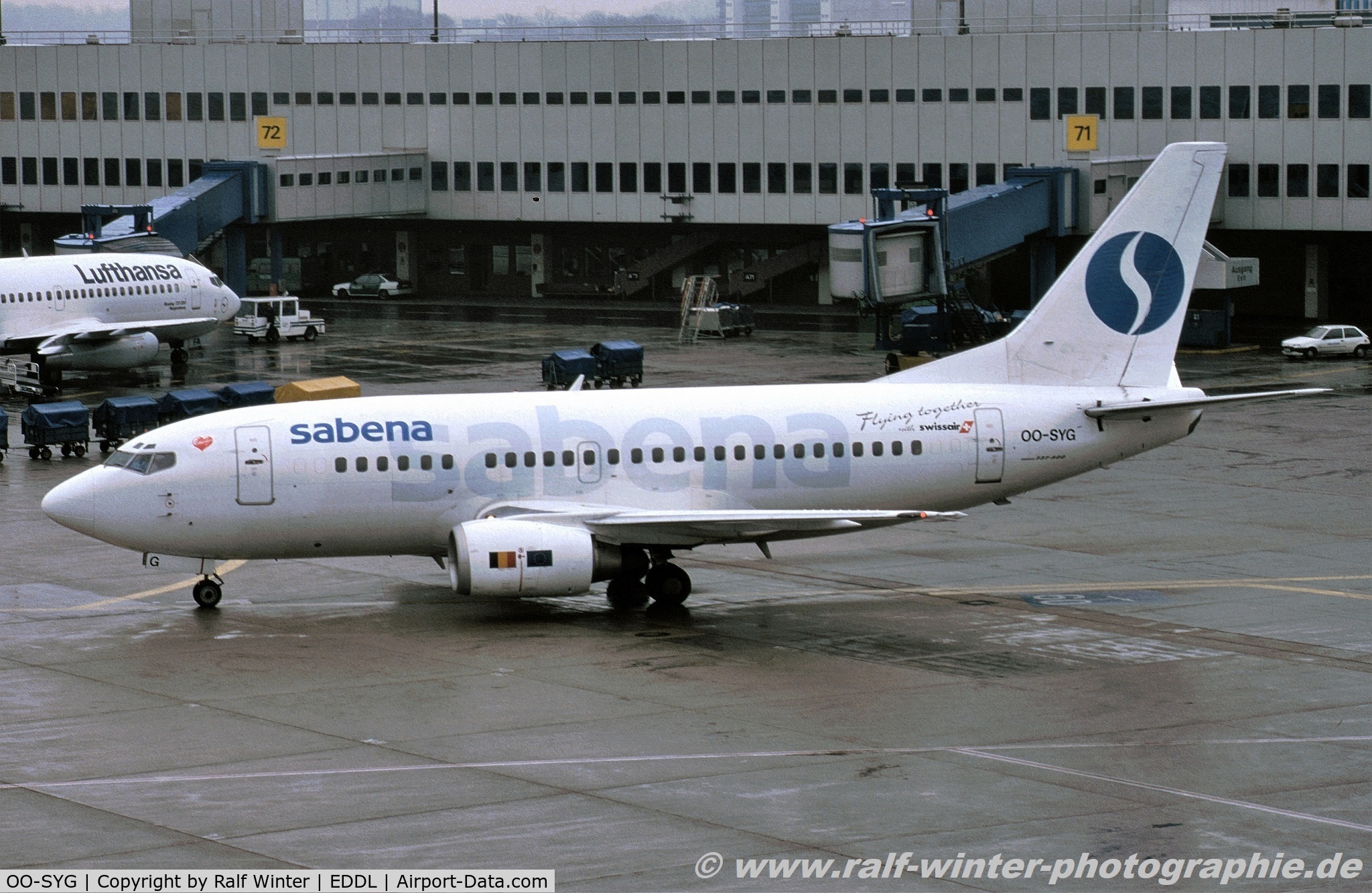 OO-SYG, 1991 Boeing 737-529 C/N 25249, Boeing 737-529 - SN SAB Sabena - 25249 - OO-SYG - 1997 - DUS