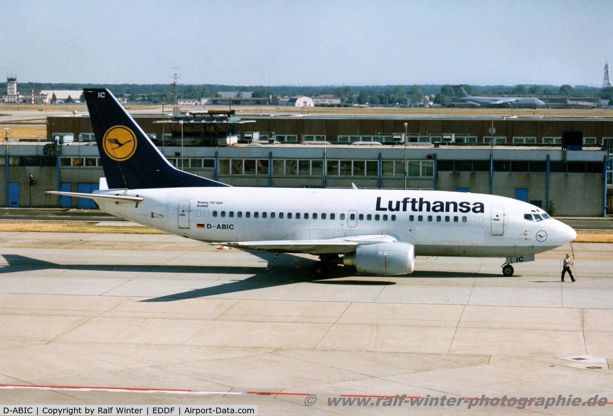 D-ABIC, 1990 Boeing 737-530 C/N 24817, Boeing 737-530 - LH DLH Lufthansa 'Krefeld' - 24817 - D-ABIC - 09.1995 - FRA