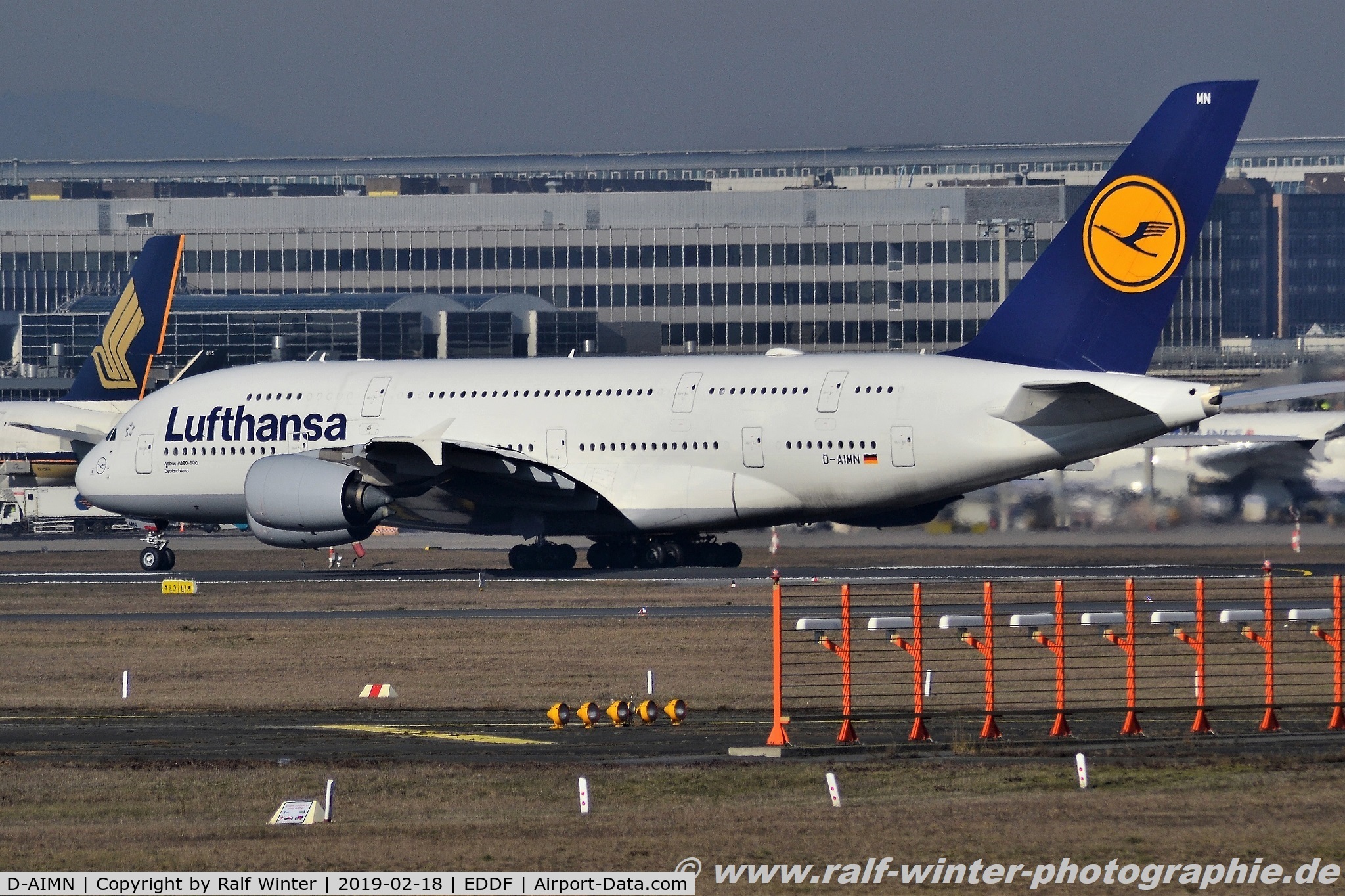 D-AIMN, 2014 Airbus A380-841 C/N 177, Airbus A380-841 - LH DLH Lufthansa 'San Francisco' - 177 - D-AIMN - 18.02.2019 - FRA