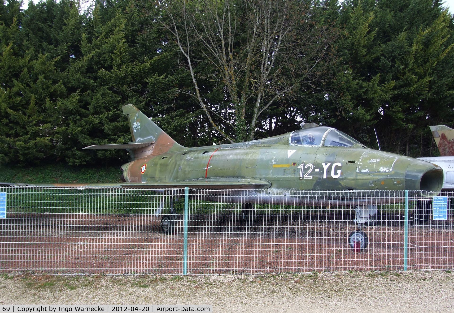 69, Dassault Super Mystere B.2 C/N 69, Dassault Super Mystere B.2 at the Musee de l'Aviation du Chateau, Savigny-les-Beaune