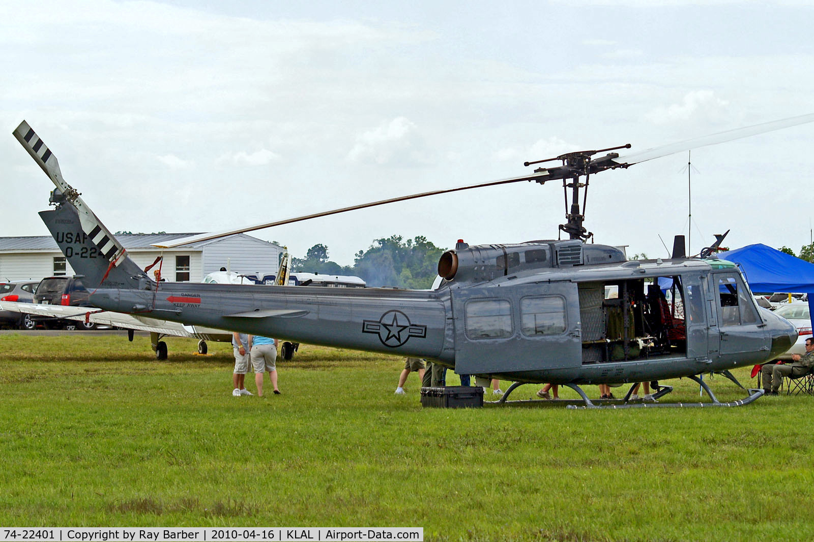 74-22401, 1974 Bell UH-1H Iroquois C/N 13725, 74-22401   (0-22401) Bell UH-1H Iroquois [13725] (United States Air Force) Lakeland-Linder~N 16/04/2010