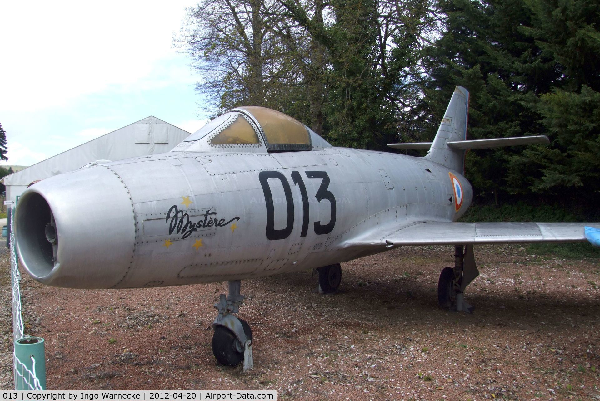 013, Dassault Mystere IIC C/N 013, Dassault Mystere II C at the Musee de l'Aviation du Chateau, Savigny-les-Beaune