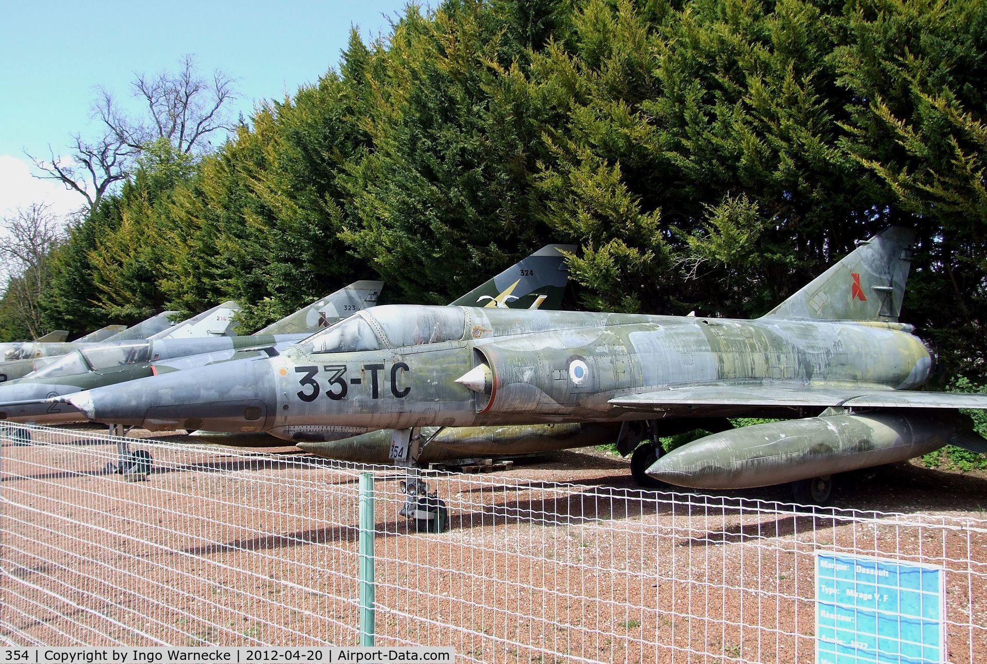 354, Dassault Mirage IIIRD C/N 354, Dassault Mirage III RD at the Musee de l'Aviation du Chateau, Savigny-les-Beaune