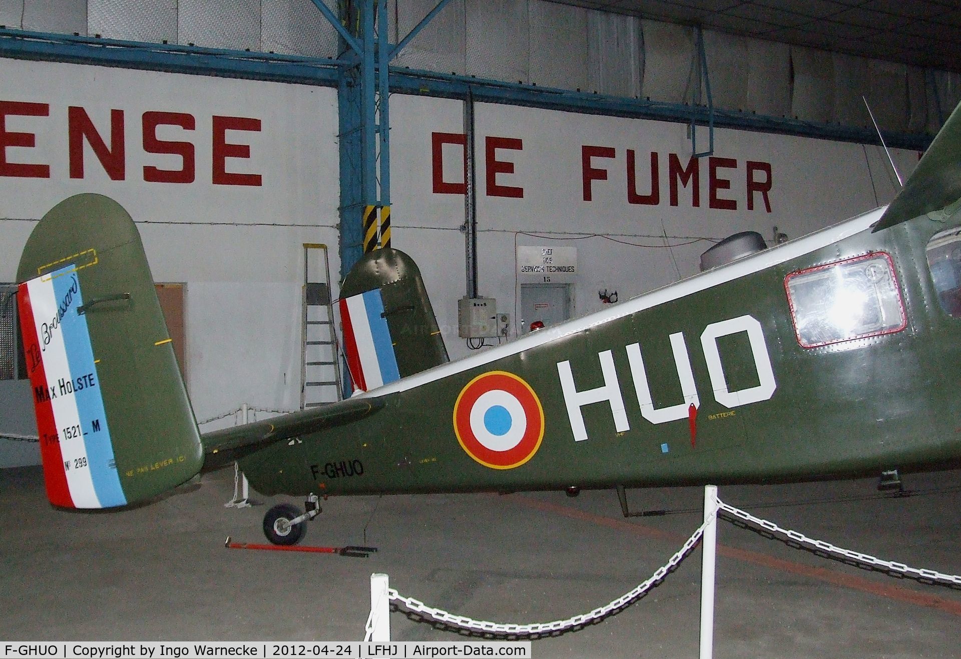F-GHUO, Max Holste MH-1521C-1 Broussard C/N 299, Max Holste MH.11521C-1 Broussard at the EALC Musee de l'Aviation Clement Ader, Lyon-Corbas