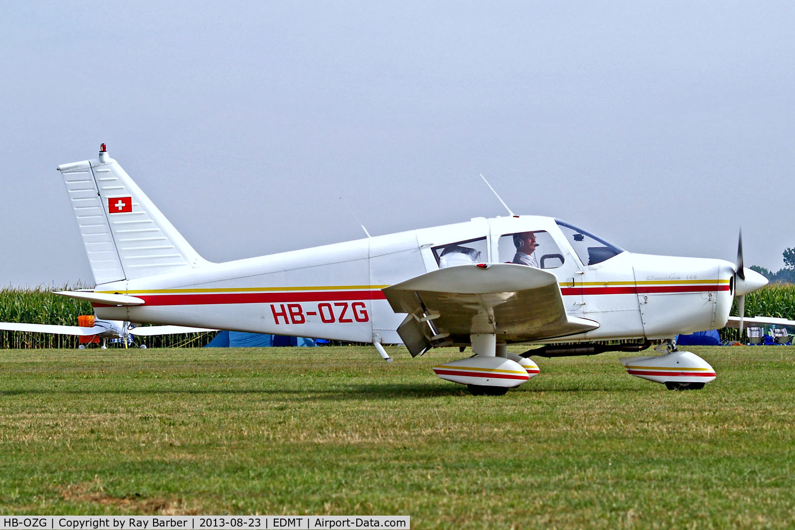 HB-OZG, 1966 Piper PA-28-140 Cherokee C/N 28-21528, HB-OZG   Piper PA-28-140 Cherokee [28-21528] Tannheim~D 23/08/2013